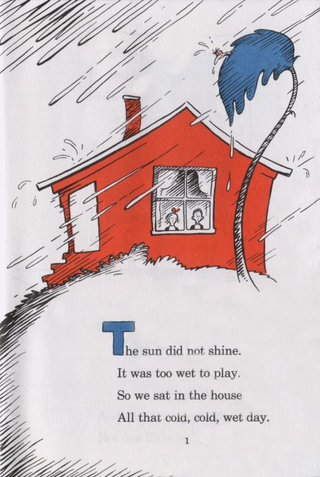 Scan of the first page of Dr. Seuss